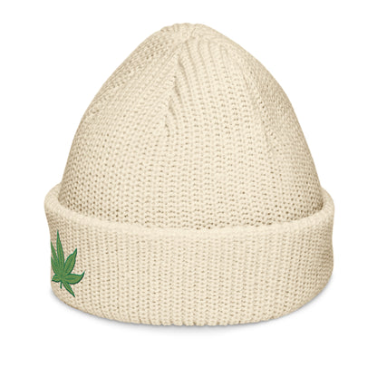 Pot Leaf Fisherman Beanie